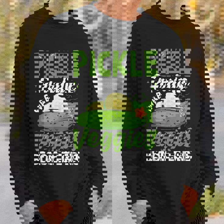 Pickle Paradiese Wherveggie For Pickle Paradiese ピクルスギフトとキュウリ用 スウェットシャツ 彼への贈り物