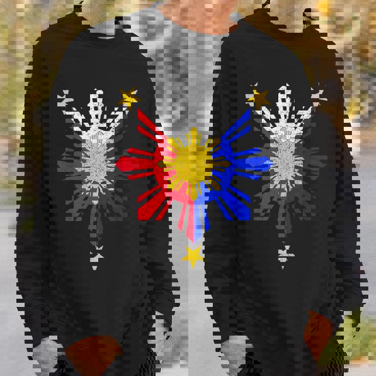 Pinoy フィリピン国旗 太陽 スウェットシャツ 彼への贈り物