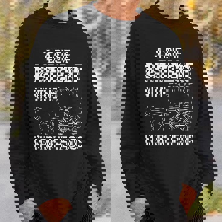 Please Be Patient With Me I'm From The 1900S 馬 スウェットシャツ 彼への贈り物