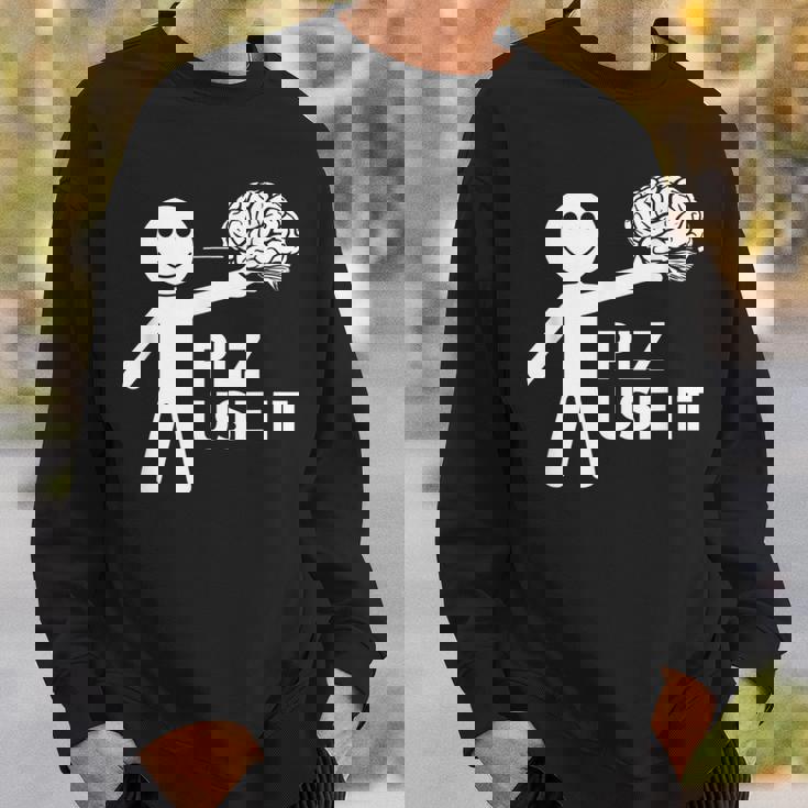 Plz Use Itarcatic Use Your Brain Cynicalays スウェットシャツ 彼への贈り物