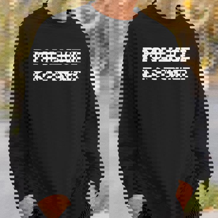 Police K-9 ユニットオンデューティーユニフォーム ドッグハンドラーチーム K9 オフィサー スウェットシャツ 彼への贈り物