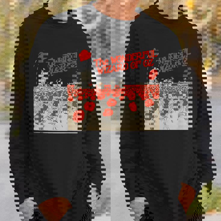 Poppy Field Tin Man ライオン かかし トト ドロシー オズの魔法使い スウェットシャツ 彼への贈り物