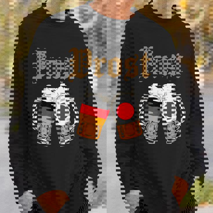 Prost ドイツ-日本オクトーバーフェストビールマグ 旗デザイン スウェットシャツ 彼への贈り物