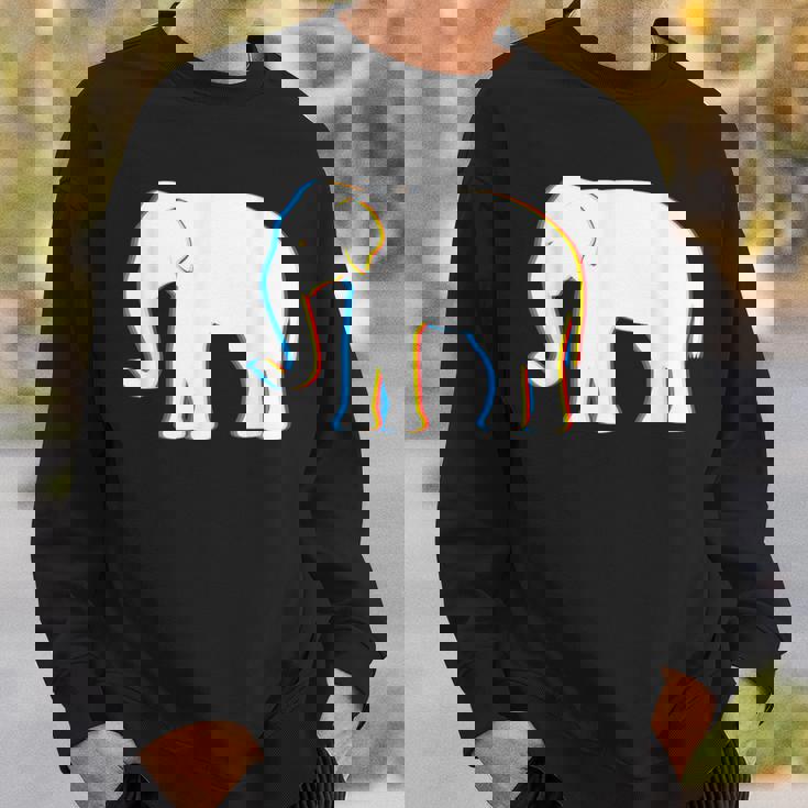 Psy Trance サイケデリックエレファントtシャツ スウェットシャツ 彼への贈り物