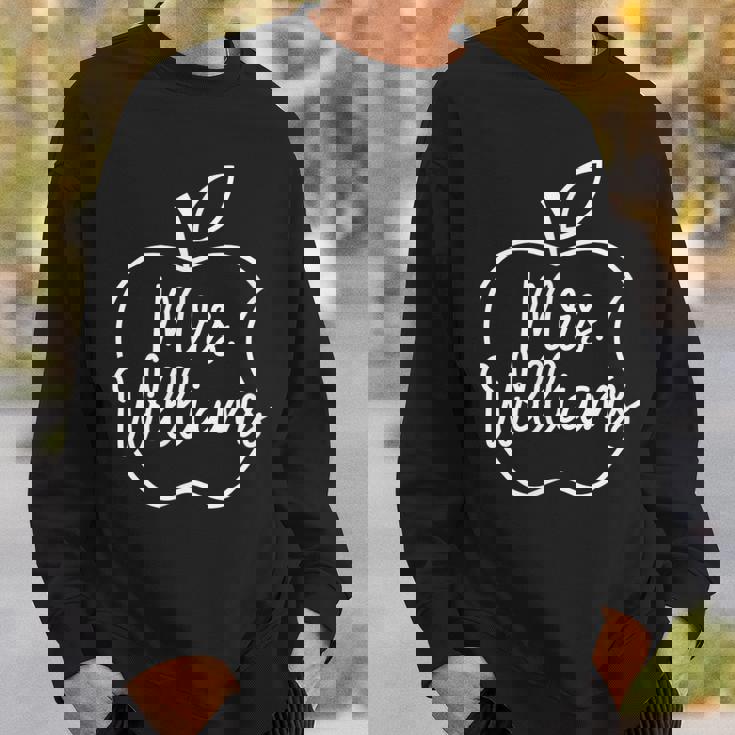 Ptg 彫刻 アップル デザイン 先生 ミセス・ウィリアムズ スウェットシャツ 彼への贈り物