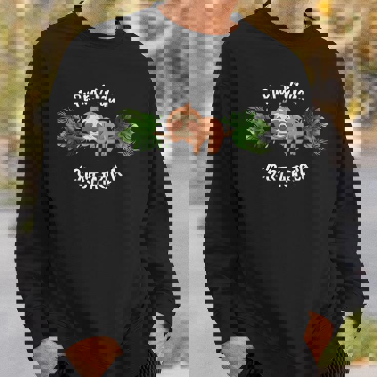 Puraida コスタリカ ナマケモノ リラックス スウェットシャツ 彼への贈り物