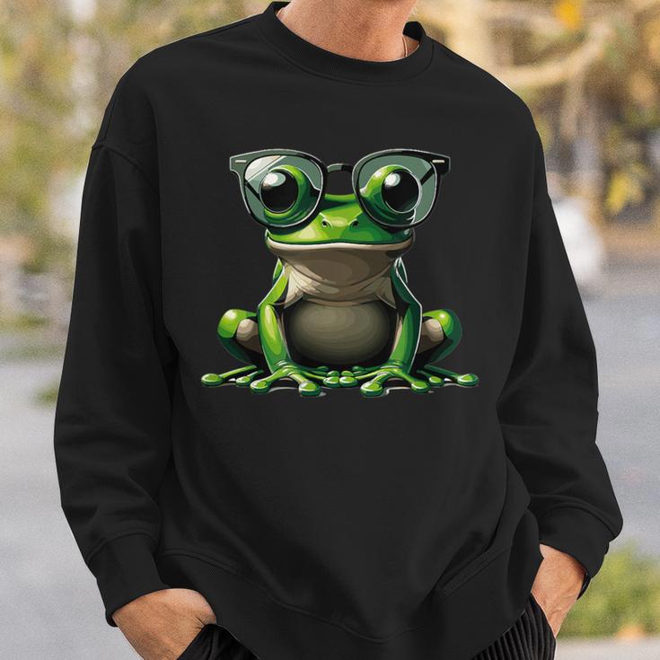 Ranaerde Con Gafas Deol Divertido Reptil Herpetología Amor Camisa de entrenamiento Regalos para él