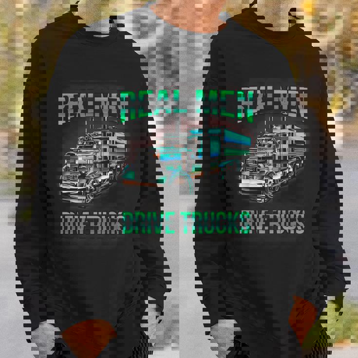 Real Drive Trucks ビッグリグトラックドライバー スウェットシャツ 彼への贈り物