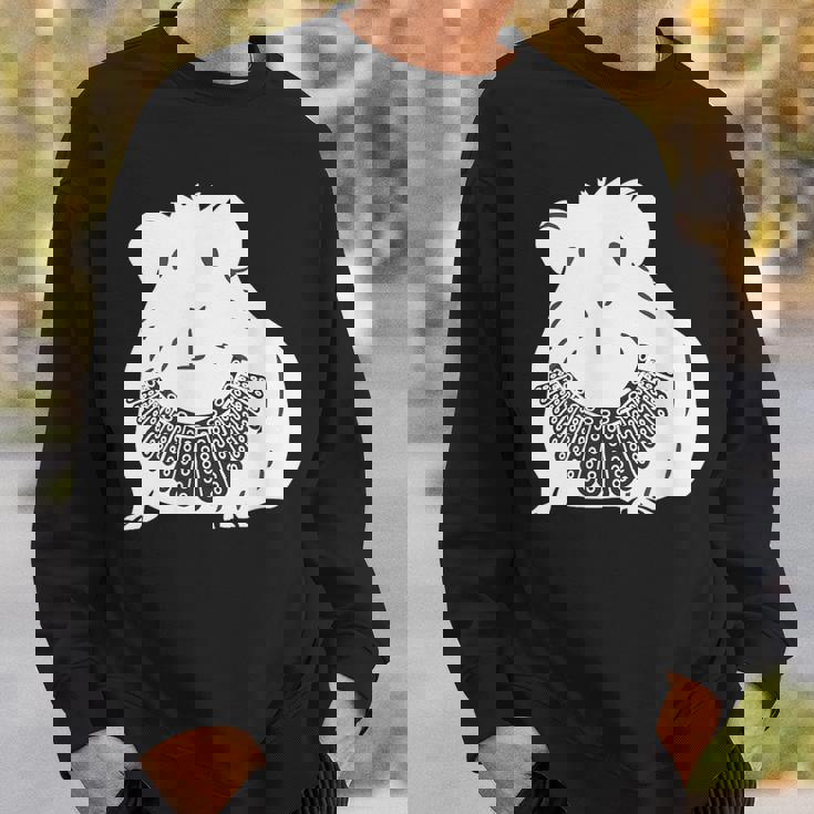 Rgbカラー付きモルモット ルース・ベイダー・ギンズバーグ スウェットシャツ 彼への贈り物