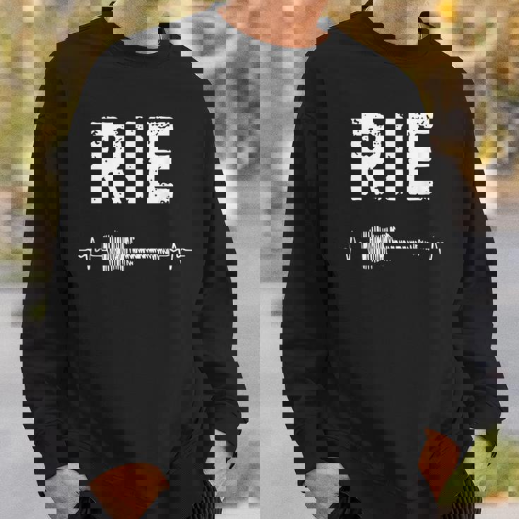 Rie ギター ハートビート 音楽 ギタリスト レトロ ヴィンテージ スウェットシャツ 彼への贈り物