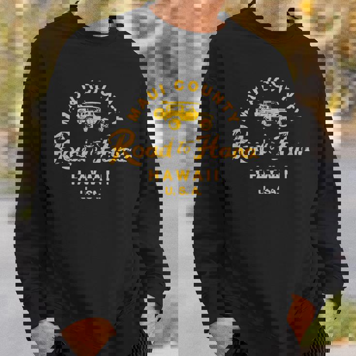 Road To Hana Maui ハワイ ヴィンテージ ハワイアン スウェットシャツ 彼への贈り物