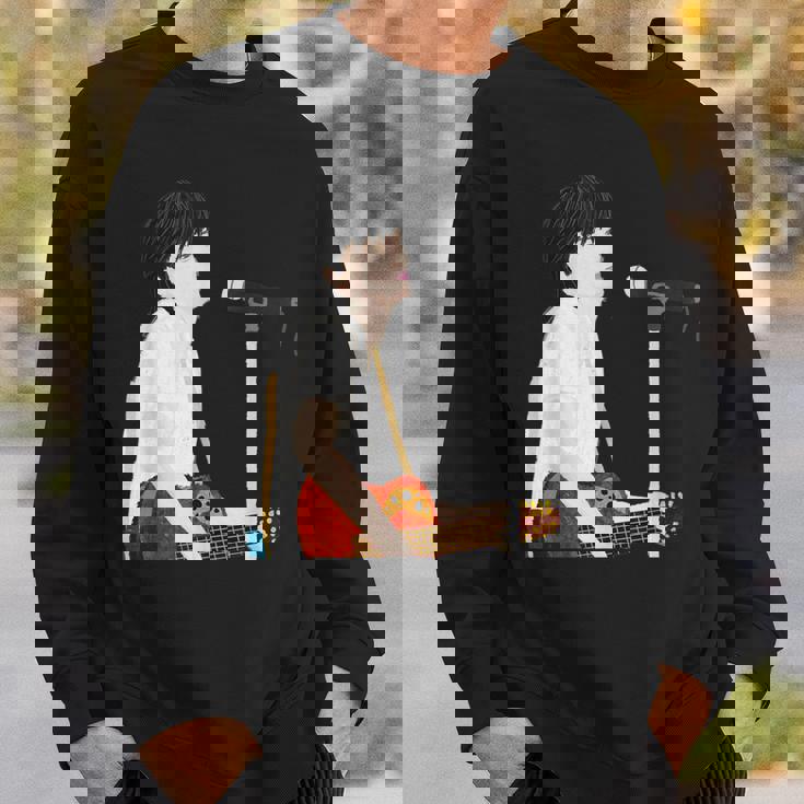 Rocker Old Rookie Original Illustration Bandman Rock スウェットシャツ 彼への贈り物