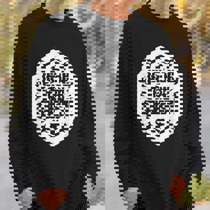 Rpg愛好家のためのjust One More Quest Gamer スウェットシャツ 彼への贈り物