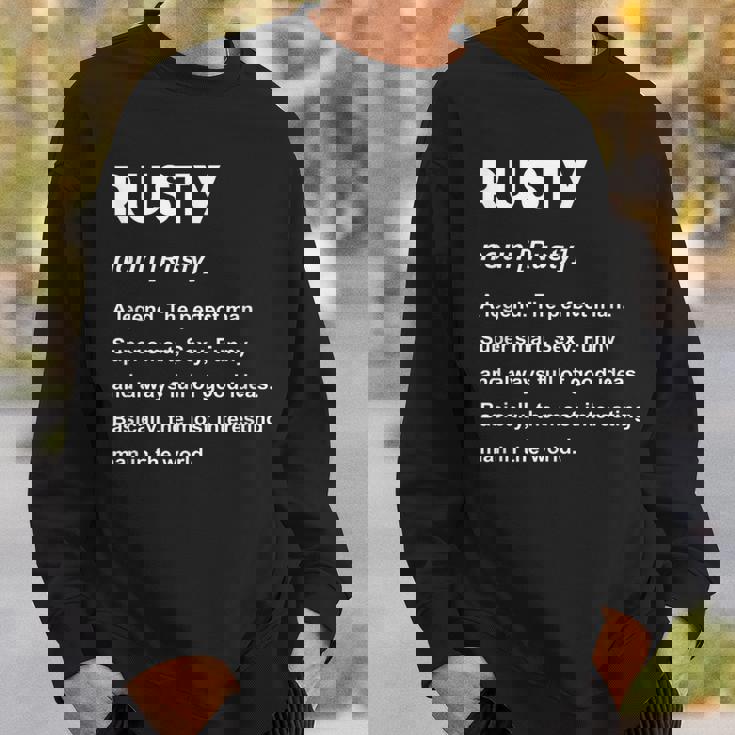 Rusty ネームシャツ スウェットシャツ 彼への贈り物