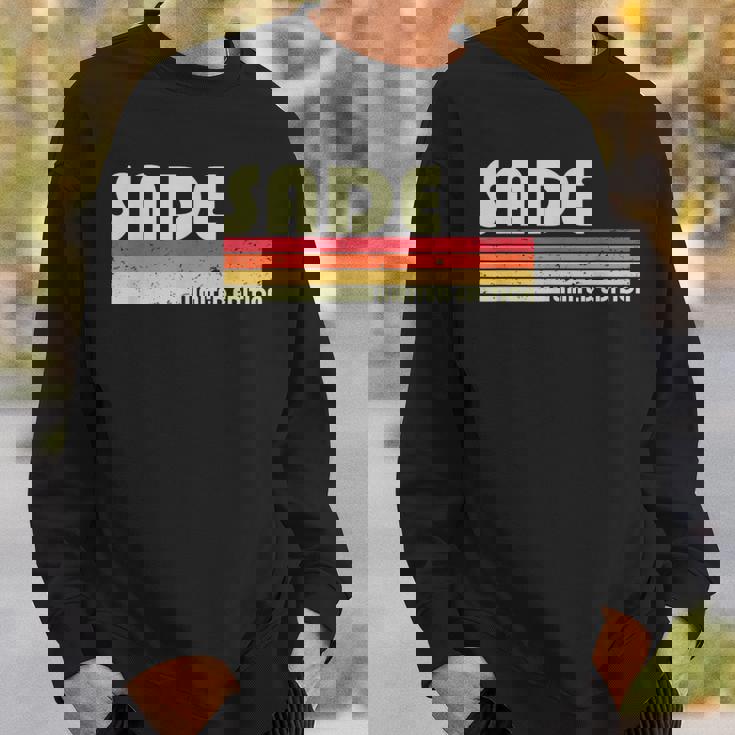 Sade 名前入り レトロヴィンテージ 80年代 90年代 誕生日 スウェットシャツ 彼への贈り物