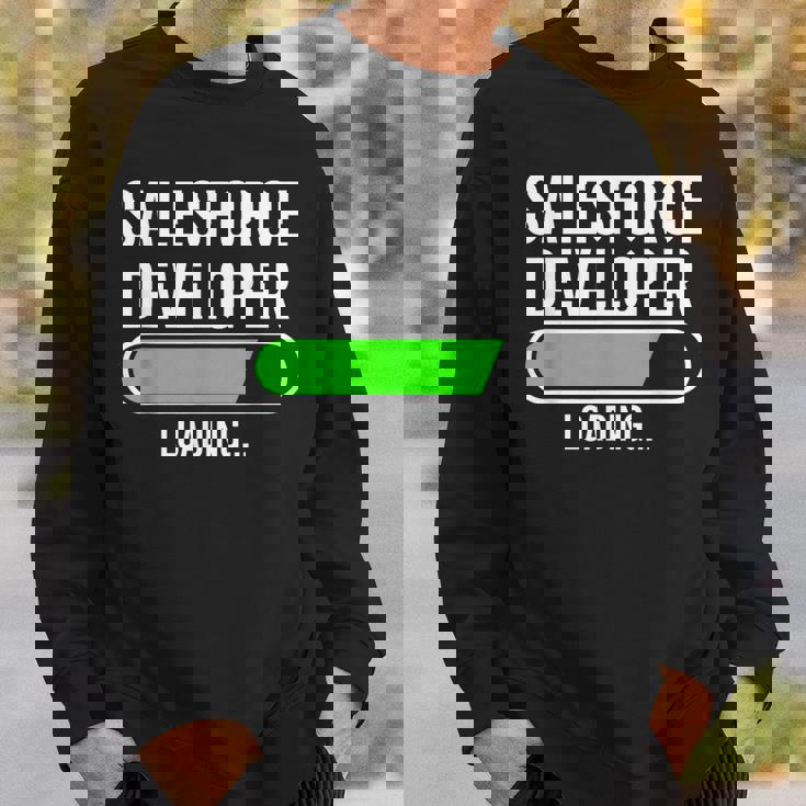 Salesforce開発者 卒業 卒業生 新しい仕事を読み込んでいます スウェットシャツ 彼への贈り物