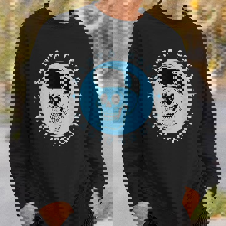 Santa Cruz California レトロ 80年代スケータースケルトン スウェットシャツ 彼への贈り物