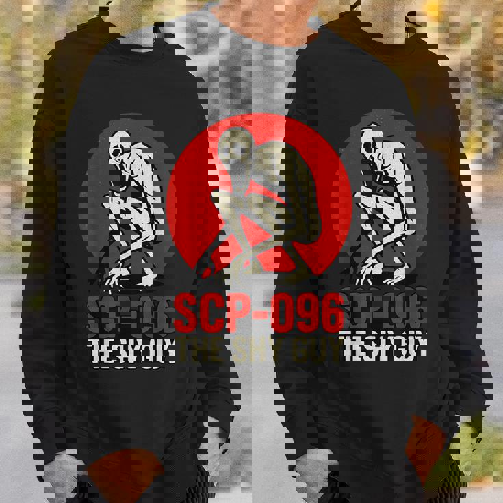Scp-096 「シャイガイ」ホラーアートデザイン スウェットシャツ 彼への贈り物