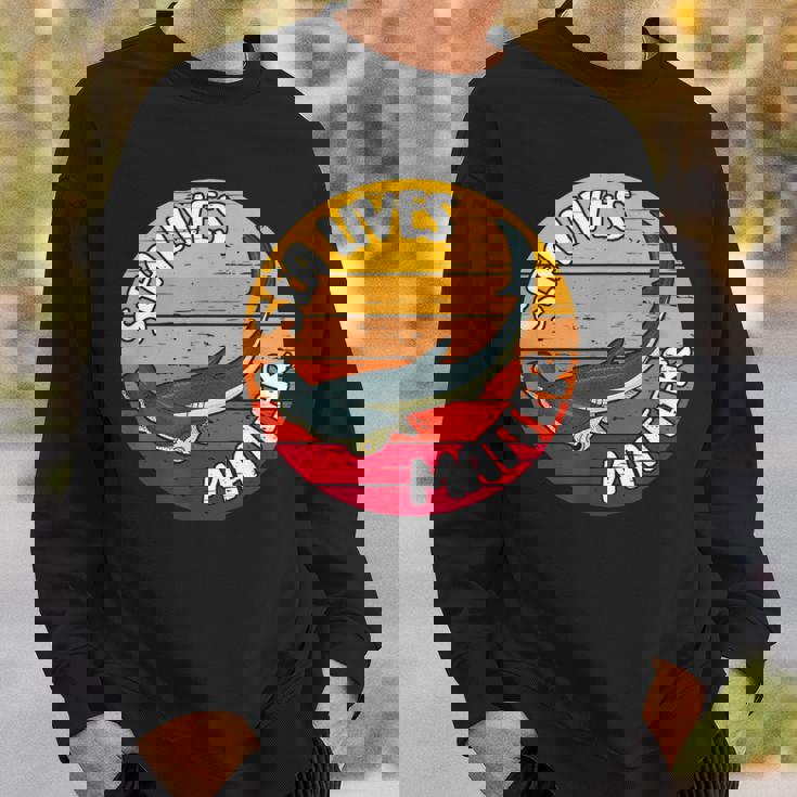 Sea Lives Matter ハンマーヘッドシャークを守る海の命 スウェットシャツ 彼への贈り物