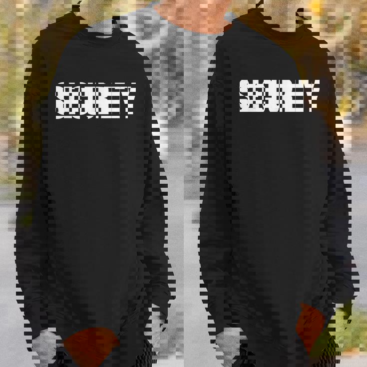 Security Officer セイフティースタッフ イベントユニフォーム フロント＆バック スウェットシャツ 彼への贈り物