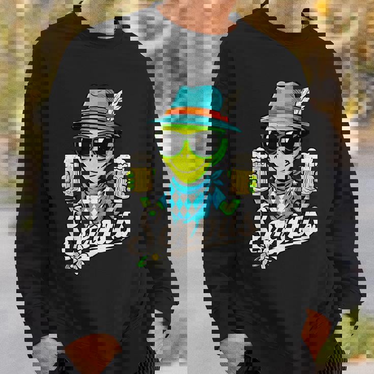 Servus Wiesn Gaudi – 面白いオクトーバーフェストビールバイエルンコスチューム スウェットシャツ 彼への贈り物