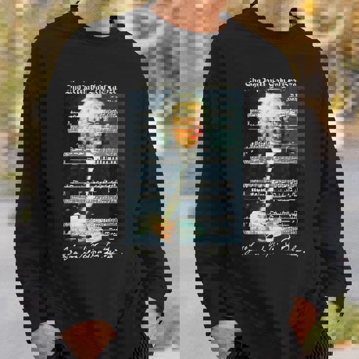 Sheep Mayafely Graze JS Bach Portrait &Ignature Music スウェットシャツ 彼への贈り物