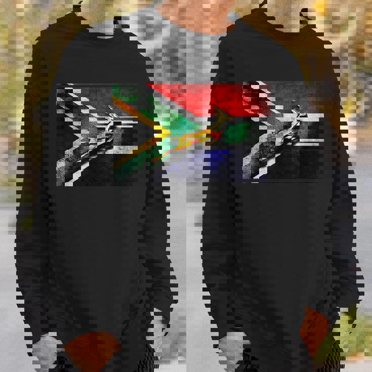 Springbok Bokke 南アフリカ国旗 ヴィンテージ ラグビー スウェットシャツ 彼への贈り物