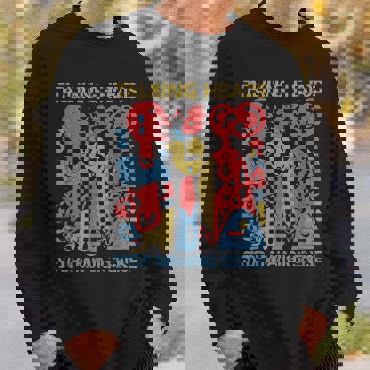 Stop Makingensee おしゃべりヘッド レトロ 面白いデザイン スウェットシャツ 彼への贈り物