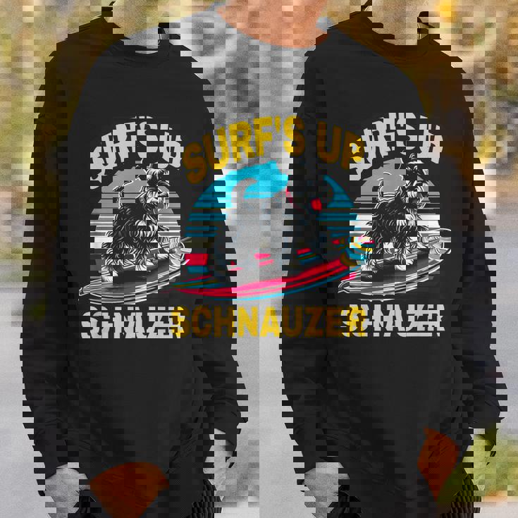 Surf Upchnauzer ファニーグラフィックtシャツ スウェットシャツ 彼への贈り物