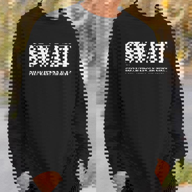 Swat チーム ヴィンテージ ポリス ユニフォーム スウェットシャツ 彼への贈り物