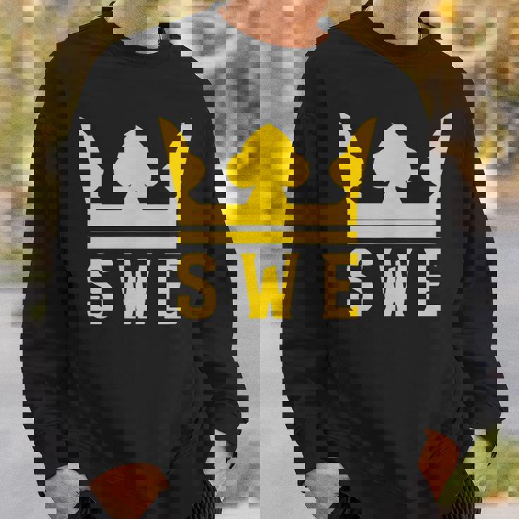 Swe With A Royal Crown スウェーデン スウェットシャツ 彼への贈り物