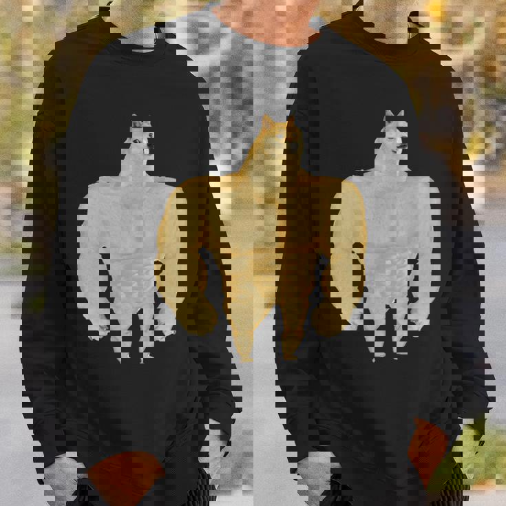 Swole Doge ミームギフトtシャツ スウェットシャツ 彼への贈り物