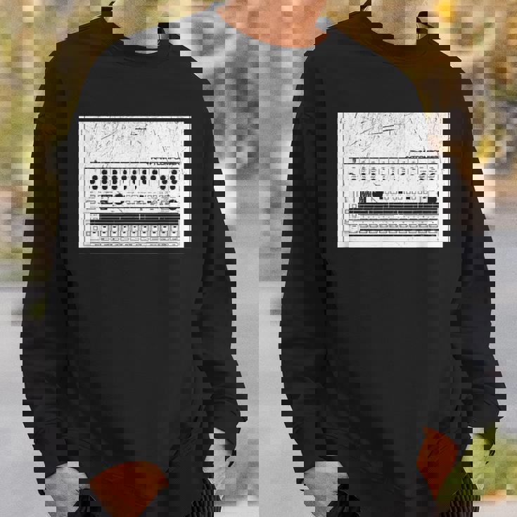 Synthesizer アナログシンセドラムマシン コンピューターヴィンテージオタク スウェットシャツ 彼への贈り物