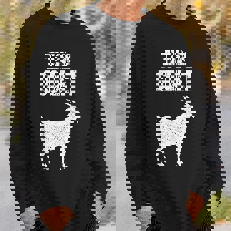 Team Goat Farm 動物 ヤギ好き スウェットシャツ 彼への贈り物