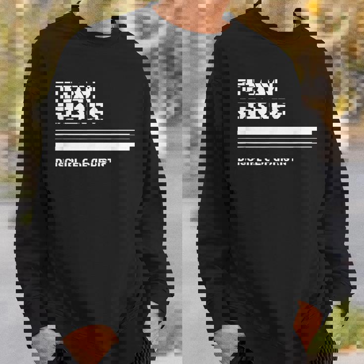 Team Jesus キリストの弟子 詩、聖書、キリスト教徒 スウェットシャツ 彼への贈り物