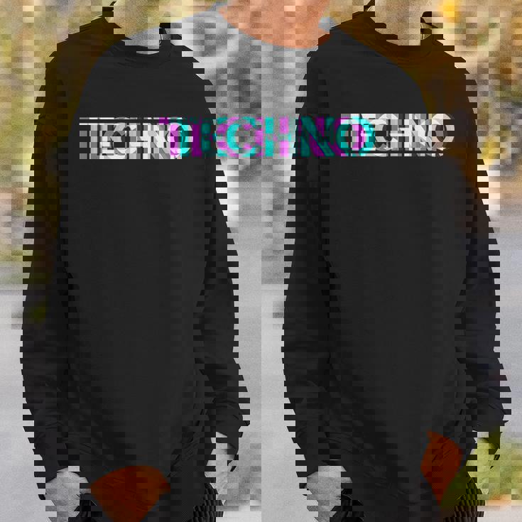Techno Edm Music Rave Party Raver Dj テクノハウス スウェットシャツ 彼への贈り物
