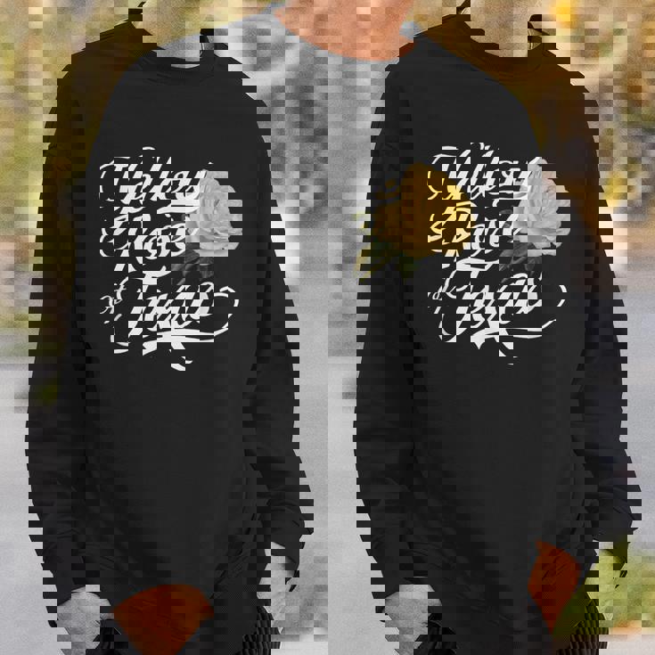 Texasイエローローズイエローローズ スウェットシャツ 彼への贈り物