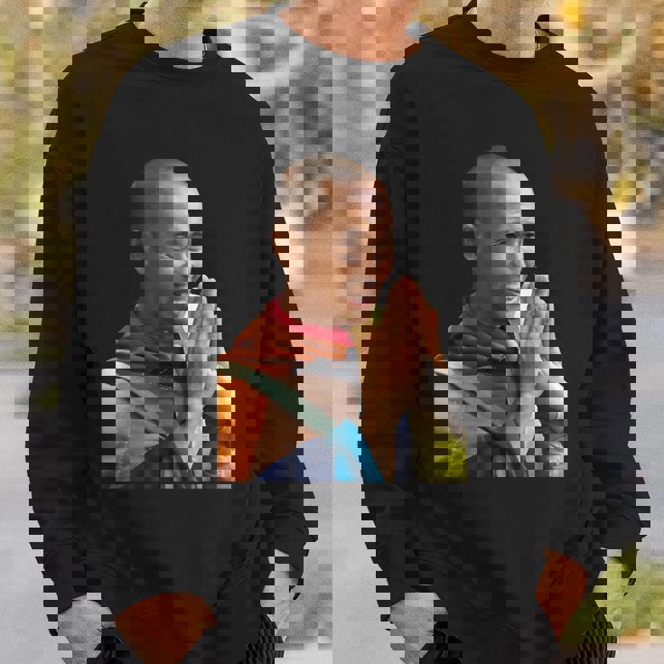 Thich Minh Tue ベトナム仏陀 スウェットシャツ 彼への贈り物