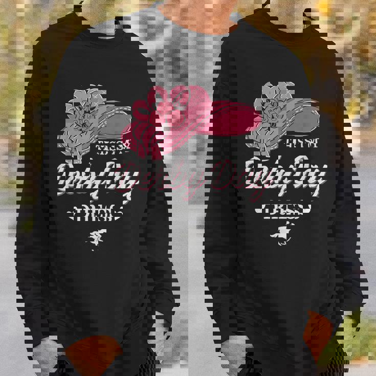 This Is My Derby Dayドレス 面白い競馬衣装 スウェットシャツ 彼への贈り物