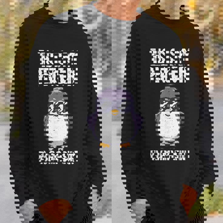 This Is My Penguin パジャマ シャツ キッズ ボーイズ ペンギン好き スウェットシャツ 彼への贈り物