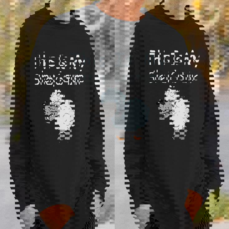 This Is Myheep Costume 羊の皮を被った狼 面白い羊 スウェットシャツ 彼への贈り物