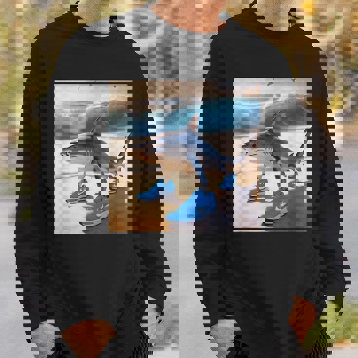 Tralalelo Tralala 面白いサメ イタリアのブレイン ミーム グラフィック スウェットシャツ 彼への贈り物