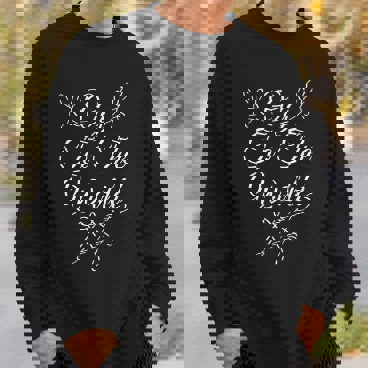 Trendy Oy To The World Holiday スウェットシャツ 彼への贈り物