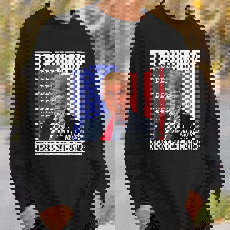 Trump The Best Is Yet To Come アメリカの国旗 ドナルド・トランプ スウェットシャツ 彼への贈り物