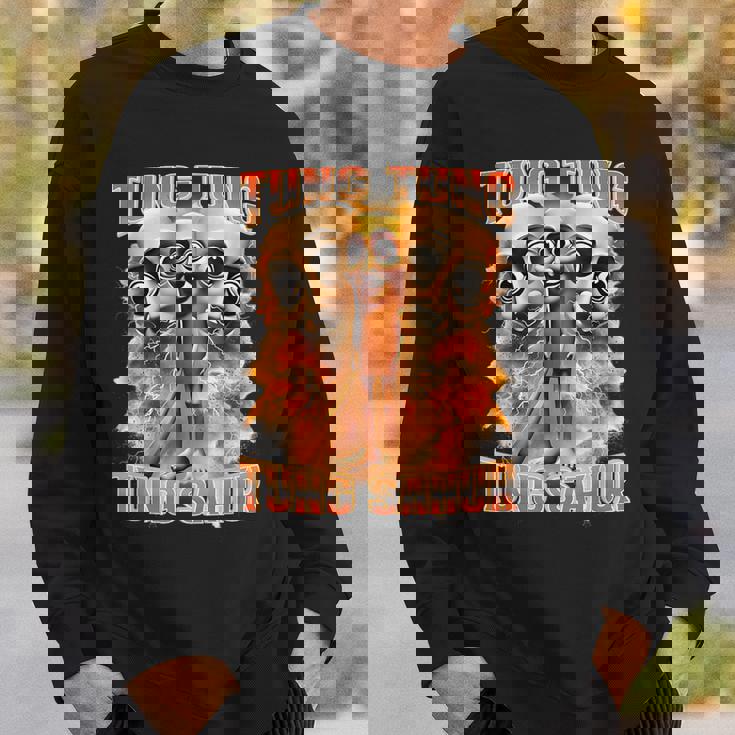 Tung Tung Tungahur イタリアのブレインロット、面白い野球バット スウェットシャツ 彼への贈り物