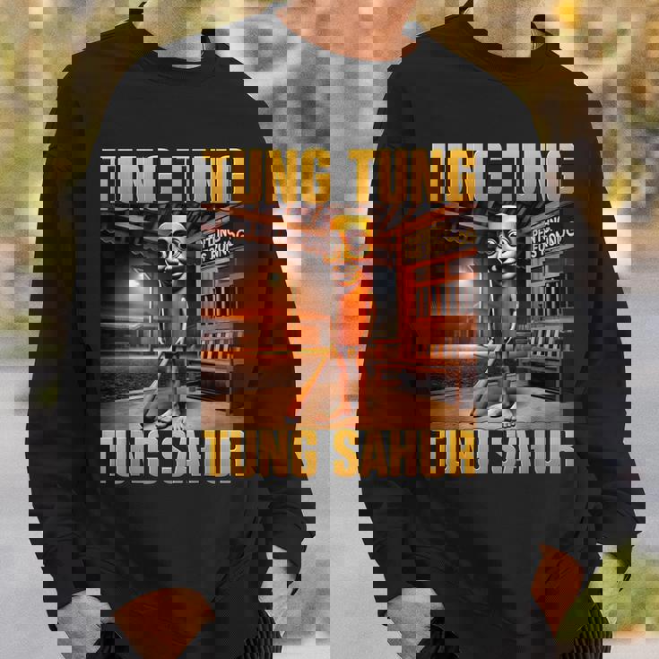 Tung Tung Tungahur Meme Brainrot スウェットシャツ 彼への贈り物