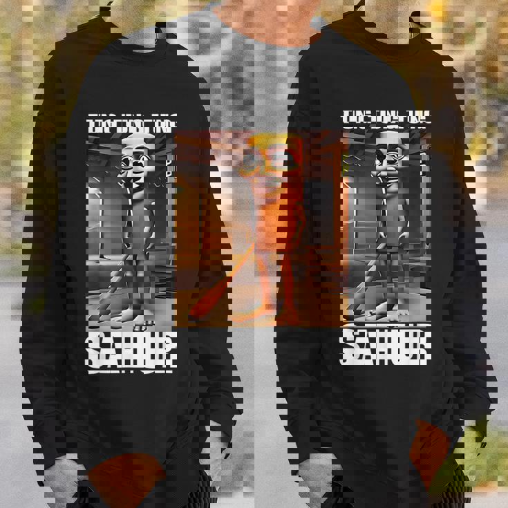 Tungahur イタリアンブレイン レッド ミーム スウェットシャツ 彼への贈り物