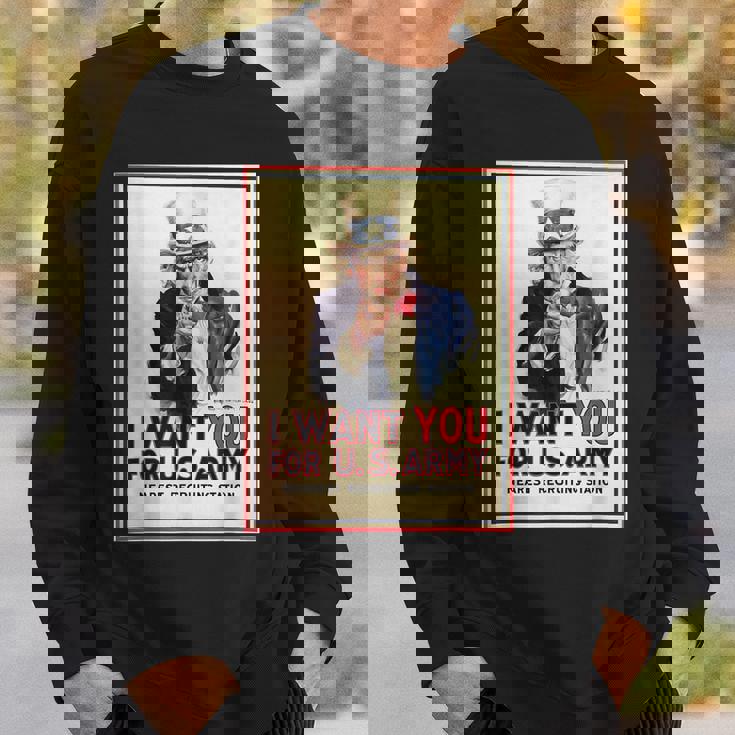 Uncleam I Want You For Us Army ビンテージポスターtシャツ スウェットシャツ 彼への贈り物