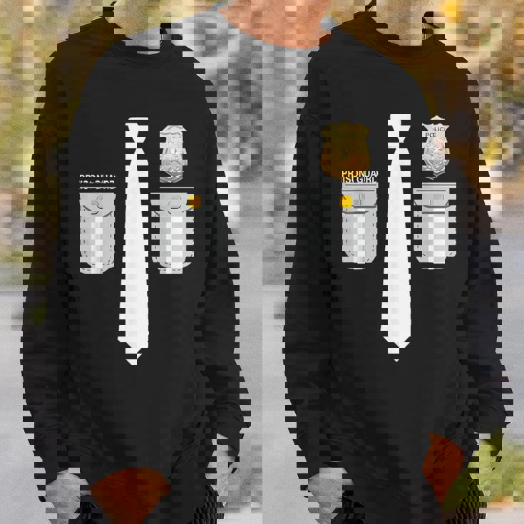 Usa 刑務所警備員コスチューム 矯正ガードユニフォーム スウェットシャツ 彼への贈り物