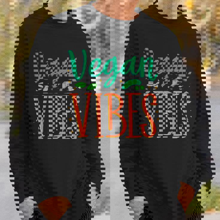 Veganibes 面白いヴィーガン主義 ベジタリアン 植物 ヴィーガン スウェットシャツ 彼への贈り物